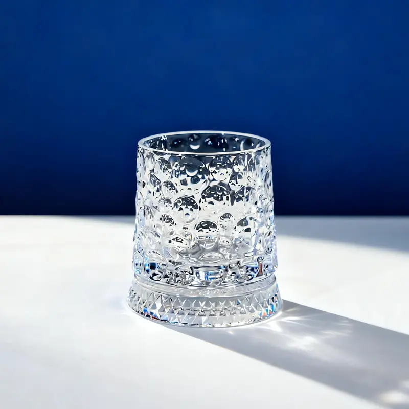 Luxury 360° Spinning Crystal Glass