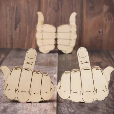 Middle Finger Brooch
