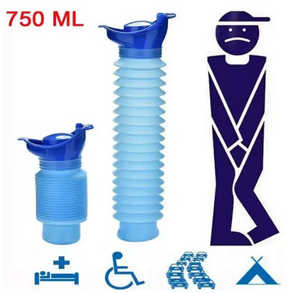 Set of 2 Portable Car Urinals – Outdoor Standing Urination Aid for Travel Emergencies – Reusable & Compact