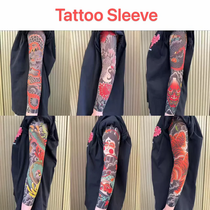 Ultra-clear Tattoo Sleeve Arm Cover Sun Protection High Elasticity Seamless Ice Sleeve UV Protection Quick-drying Arm Protection