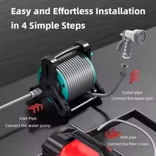 2V Rechargeable Electric Sump Pump: Wireless Water Pump for Vegetable Gardening, Agriculture, and Outdoor Automatic Irrigation Systems