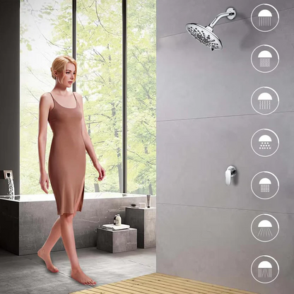 5-mode high-flow-rate pressurized rain shower head 1