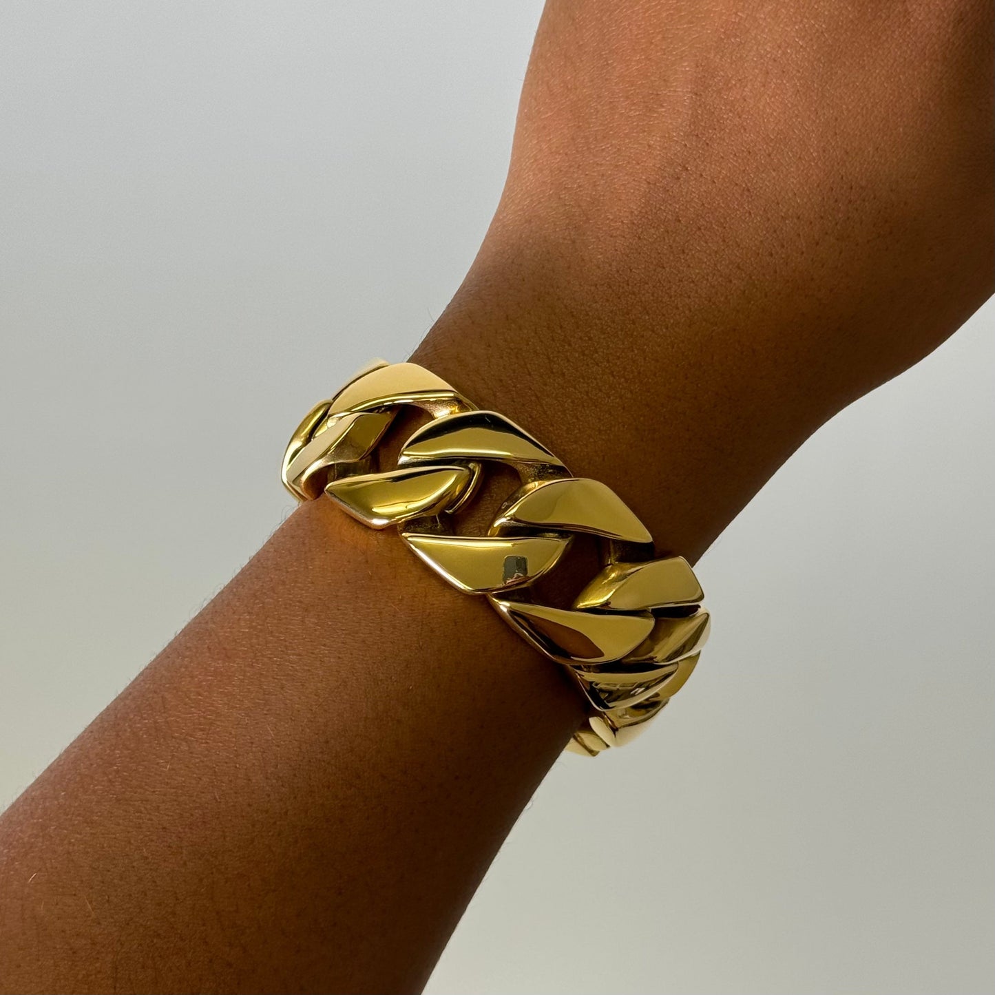 【BAD B】 Cuban chain titanium steel bracelet