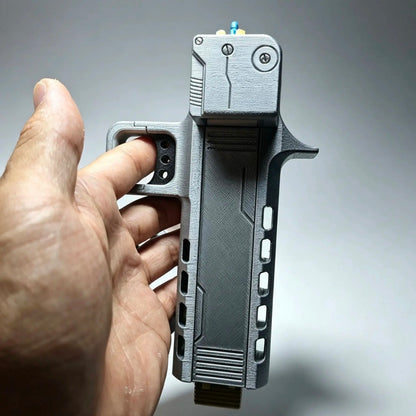 3D printed version of automatic loading slingshot, repeating slingshot
