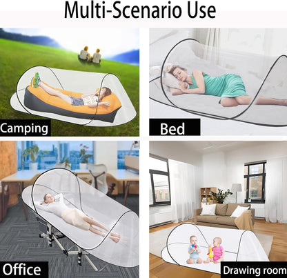 Large pop-up mosquito net, portable foldable mosquito net