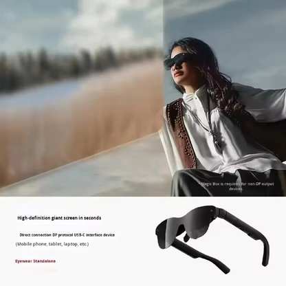 High-tech fishing AR glasses