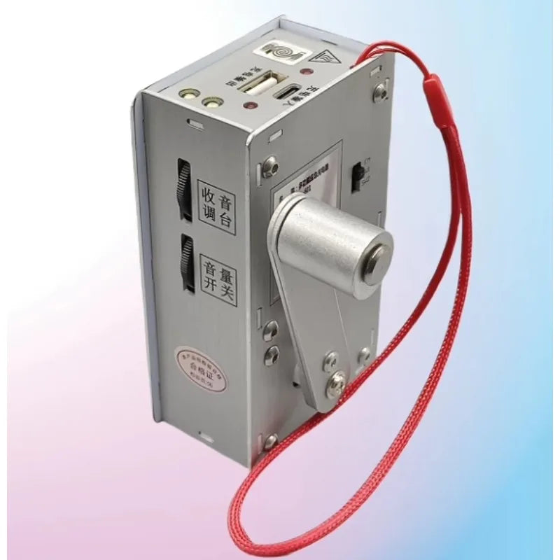 Hand Crank Generator Multi functional Radio, Flashlight, Lighter, USB Emergency Charging Portable