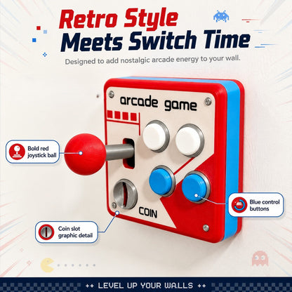 High Score Retro Arcade Gamer Wall Switch Cover