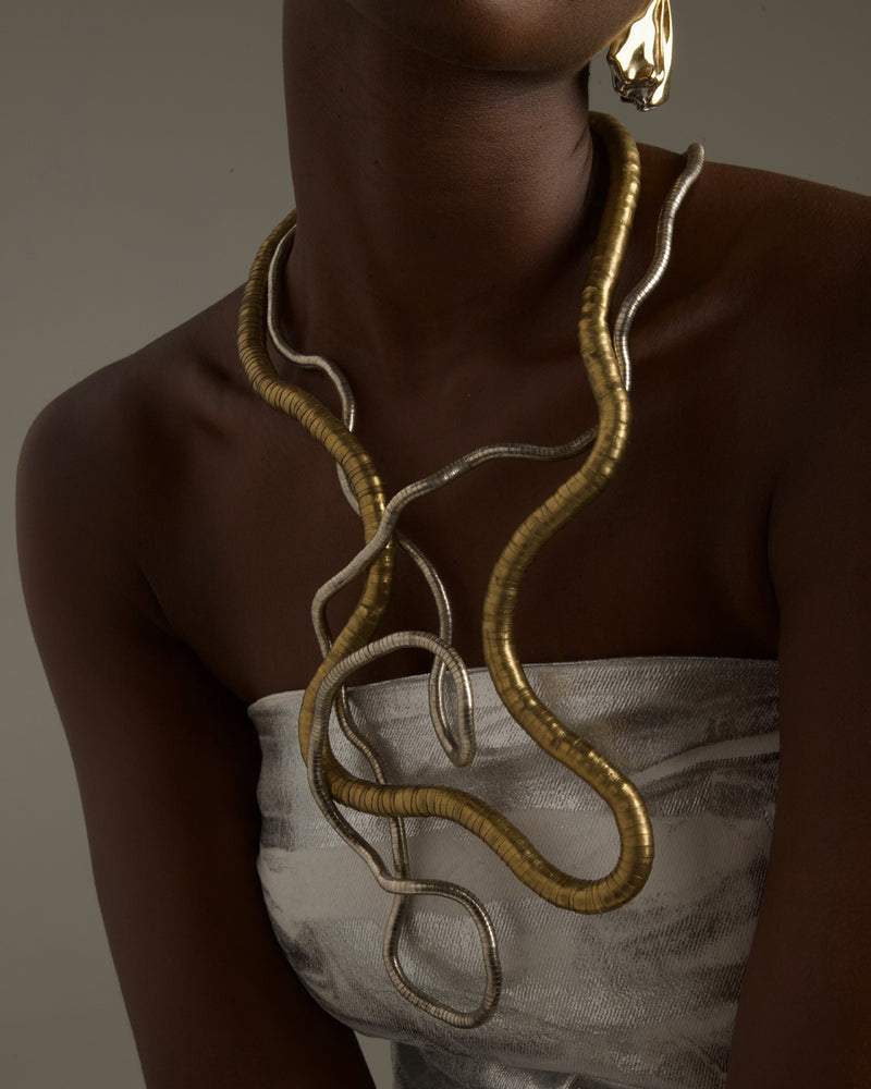 vintage malleable necklace